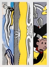  Roy Lichtenstein, Two Paintings: Dagwood, 1984, Screenprint, lithograph, and woodcut, 54 x 39 inches