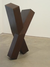 JOEL SHAPIRO, Untitled, 1989, bronze, 58 x 23 x 23 3/4 inches