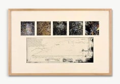 ROBERT SMITHSON, Urination Map of the Constellation Hydra, 1969, color photographs, photostat, pencil, 15 3/8 x 24 1/2 inches