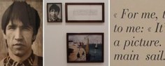 Sophie Calle, fron the series - The Blind, 1986. framed photographs and text, 45 x 50 inches