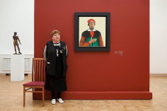 Andy Freeberg, Kazimir Malevich&#039;s Self Portrait, Russian State Museum, 2009