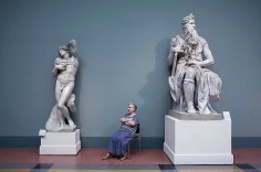 Andy Freeberg, Michelangelo&#039;s Moses and The Dying Slave, Pushkin State Museum of Fine Arts, 2008