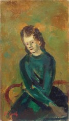 Joseph Floch Portrait of a Woman Oil on Canvas