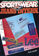 Andy Warhol Sportswear Jeans International 1982 Lithograph