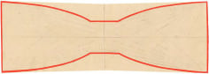 Untitled (894), 2009,&nbsp;pencil and gouache on paper,&nbsp;6 x 17 inches