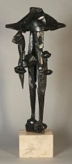 Floating Helmets Variation, March 1963,&nbsp;bronze,&nbsp;34 x 15 x 8 inches,&nbsp;ed. VI/VI