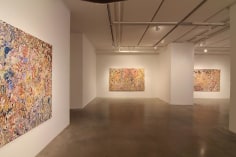Larry Poons, installation view
