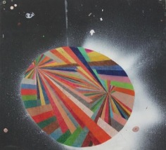 Alicia McCarthy, circular rainbow abstract