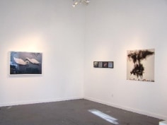 Photos and paintings, installation view