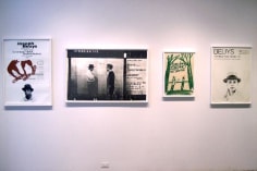 Framed Beuys posters on gallery walls
