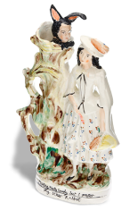 Hand painted ceramic, 'Thats Lovely Darling, But I Prefer My Other Rabbit'
