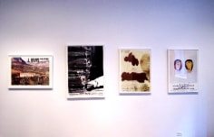 Four framed Beuys posters on gallery walls