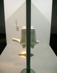 Individual view of urinal installation