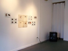 Mounted photographs, installation view