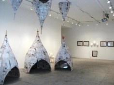 teepee sculptures, gallery view