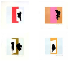 Robert Motherwell The Berggruen Series, 1979-80 Suite of four color lithographs 16 x 16 1&frasl;2 in. / 40.6 x 41.9 cm. each Edition of 100