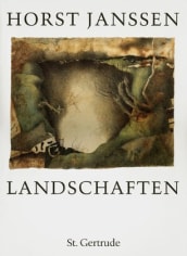 Horst Janssen. Landschaften (Landscapes). Verlag St. Gertrude, Hamburg (Germany), 1989.
