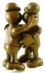 Kissing Construction Workers