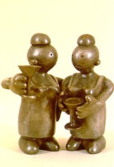 Two Women with Champagne Glasses
