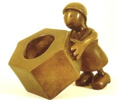 Woman with Nut