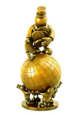 Miser on Globe