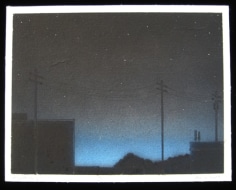 BRIAN BORRELLO Night Sky with Antenna, 2003