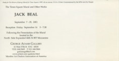 Jack Beal Show Announcement (continued)