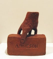 Robert Arneson Brick with Hand of, 1991