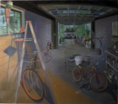 Andrew Lenaghan, Garage with Bike, 2013