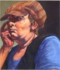 Jack Beal, Envy, Self-Portrait with Hat, 1977