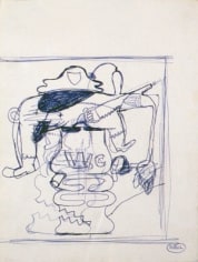 Peter Saul Untitled (Valda Sherman Study), 1961