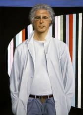 Alfred Leslie 'Self-portrait with 'Hoboken Oval,'' 1983