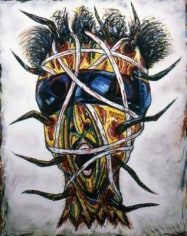 Luis Cruz Azaceta 'Self-Portrait &ndash; Bound Head,' 1984