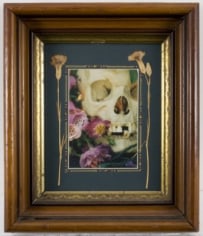 Charles Marsh Skull with Flowers, c. 1990