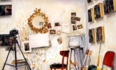 Amer Kobaslija Wall, Mirror and Self Portrait as a Five Year Old, 2005
