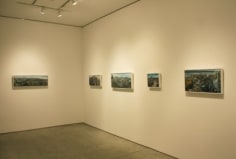 Installation view, Amer Kobaslija, One Hundred Views of Kesennuma: Paintings of Japan's Altered Landscape, George Adams Gallery, New York, 2012.