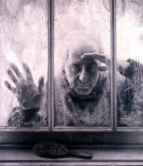James Valerio Self Portrait at Window