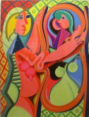 Peter Saul Picasso&#039;s &#039;Girl in a Mirror&#039; I, 1978