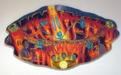 David Sandlin Burning Ring of Fire and Hate, 1992