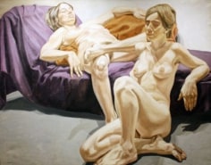 Philip Pearlstein 'Two Nudes and Couch,' 1965