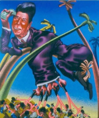 Peter Saul Ronald Reagan in Grenada