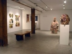 Installation view, Michael Ferris Jr., 'Figurative Sculpture and Drawings,' George Adams Gallery, New York, 2010.