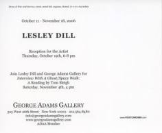 Lesley Dill Show Announcement (continued)
