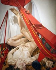 Philip Pearlstein 'Nude with Red Model Airplane,' 1988