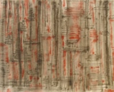 Dorothy Dehner 'Untitled (Grey/Black/Red),' 1953
