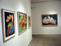 Peter Saul Installation shot in Drawing Gallery