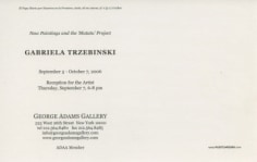 Gabriela Trzebinski Show Announcement (continued)