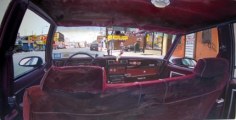 Andrew Lenaghan Interior of Caprice on Coney Island Avenue with Self-Portrait, 2003