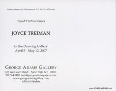 Joyce Treiman Show Announcement (continued)