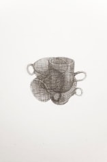  A Drawing of a Cup and a Mug, Both Drawn Twice, 2013, 